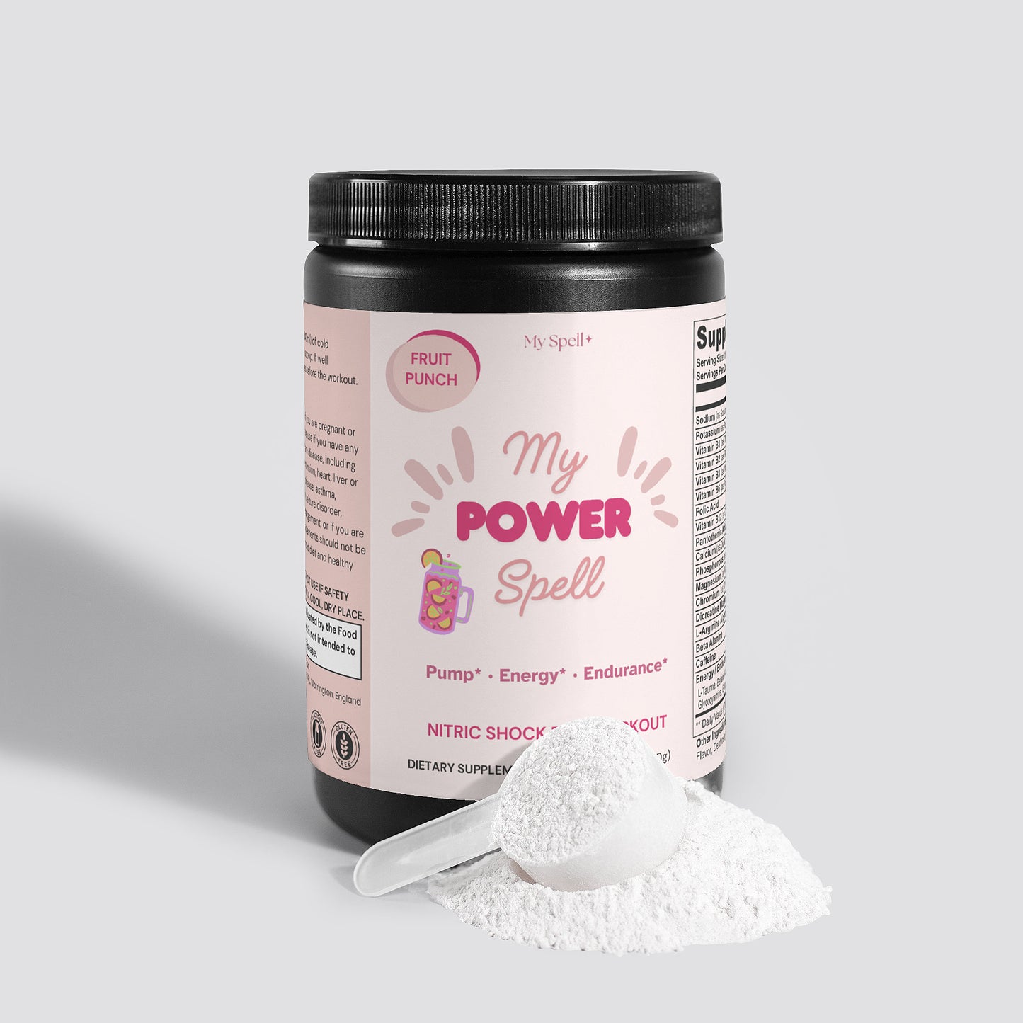 Nitric Shock Pre-Workout Powder (Fruit Punch)