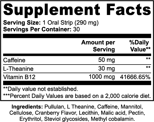 Energy Strips (Cranberry)