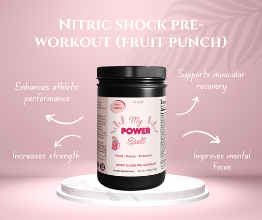 Nitric Shock Pre-Workout Powder (Fruit Punch)