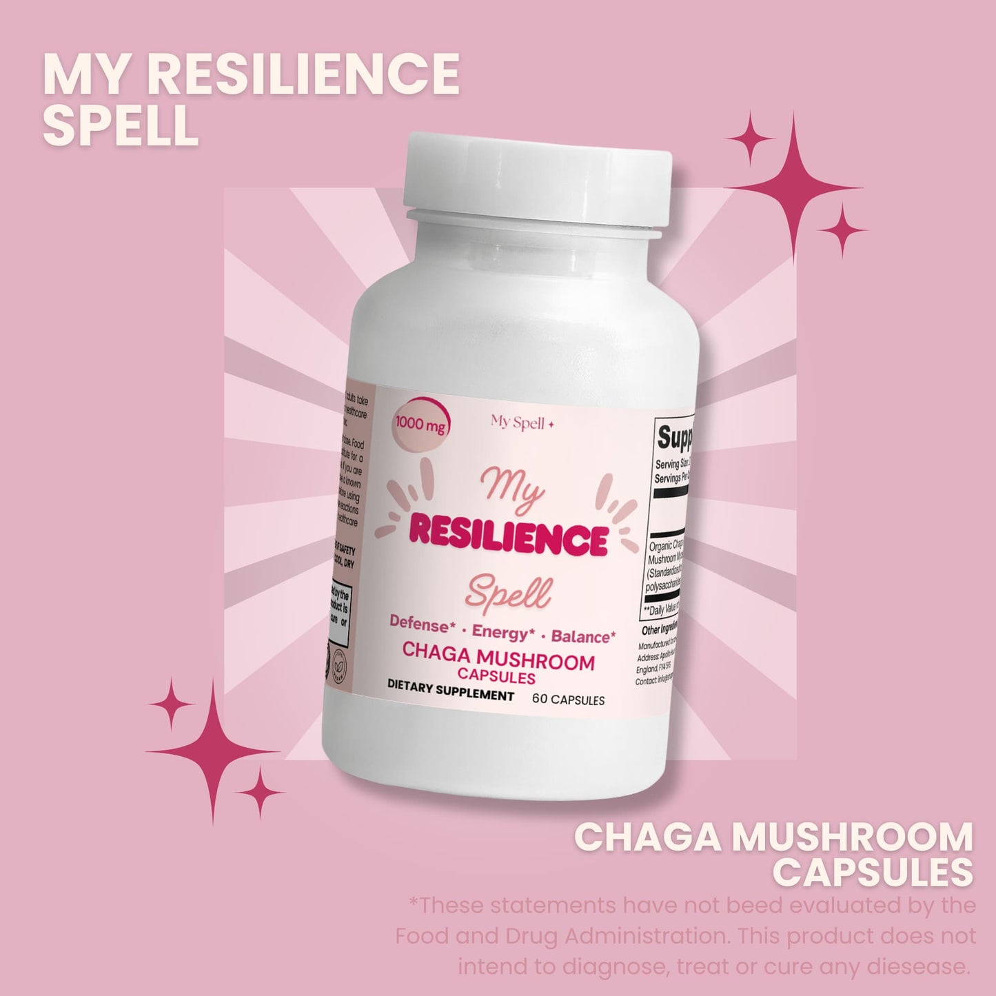 Chaga Mushroom Capsules