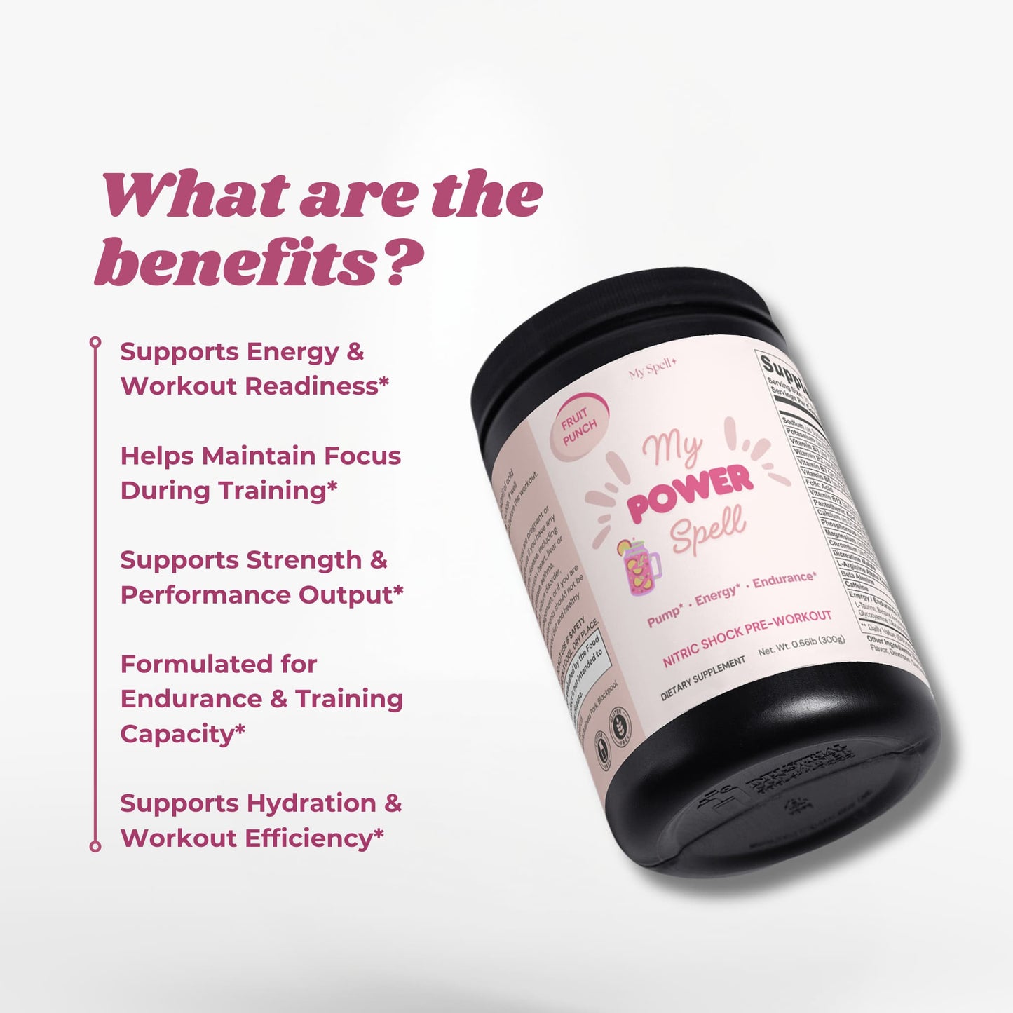 Nitric Shock Pre-Workout Powder (Fruit Punch)