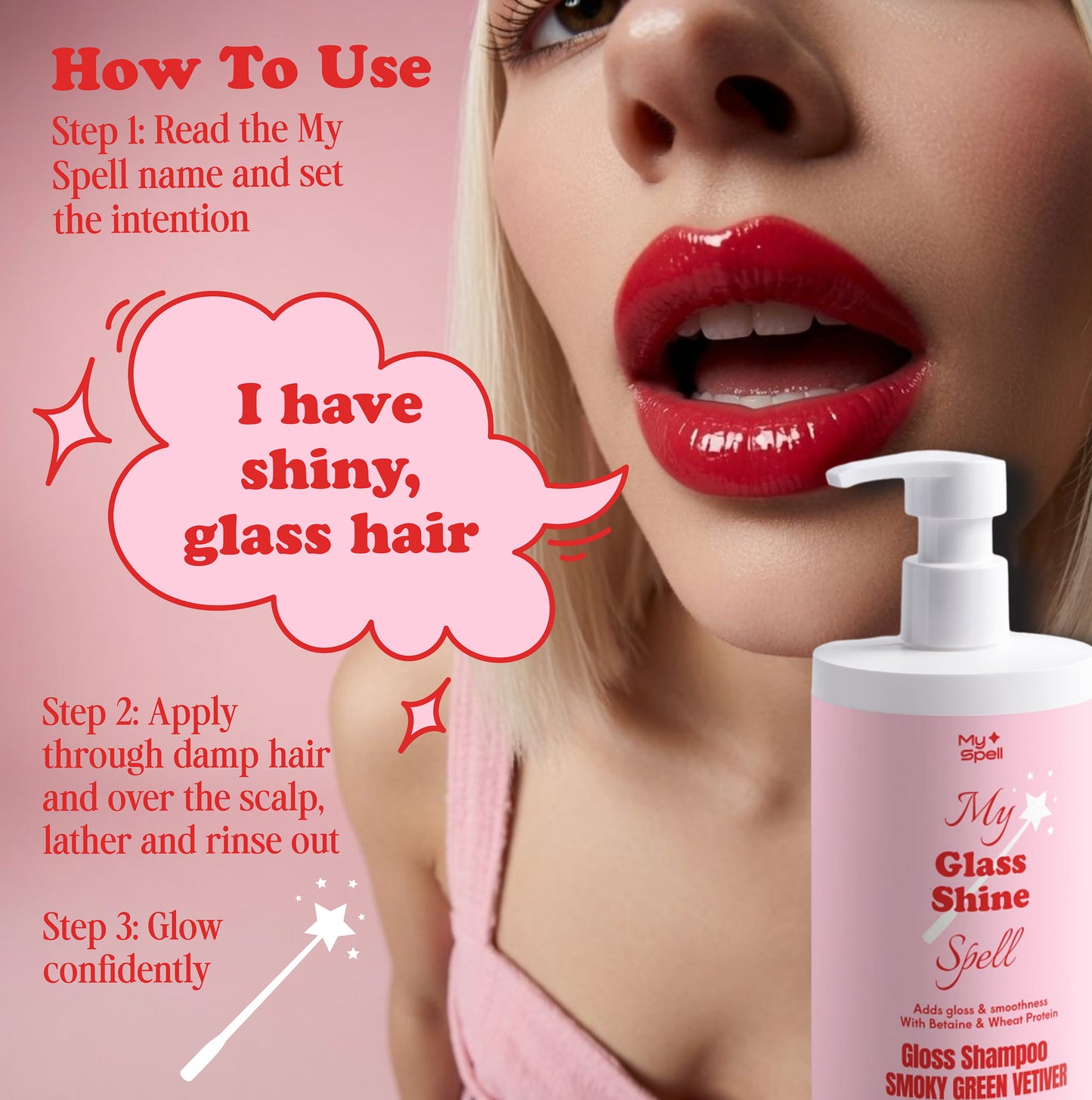 Gloss Shampoo, Smoky Green Vetiver