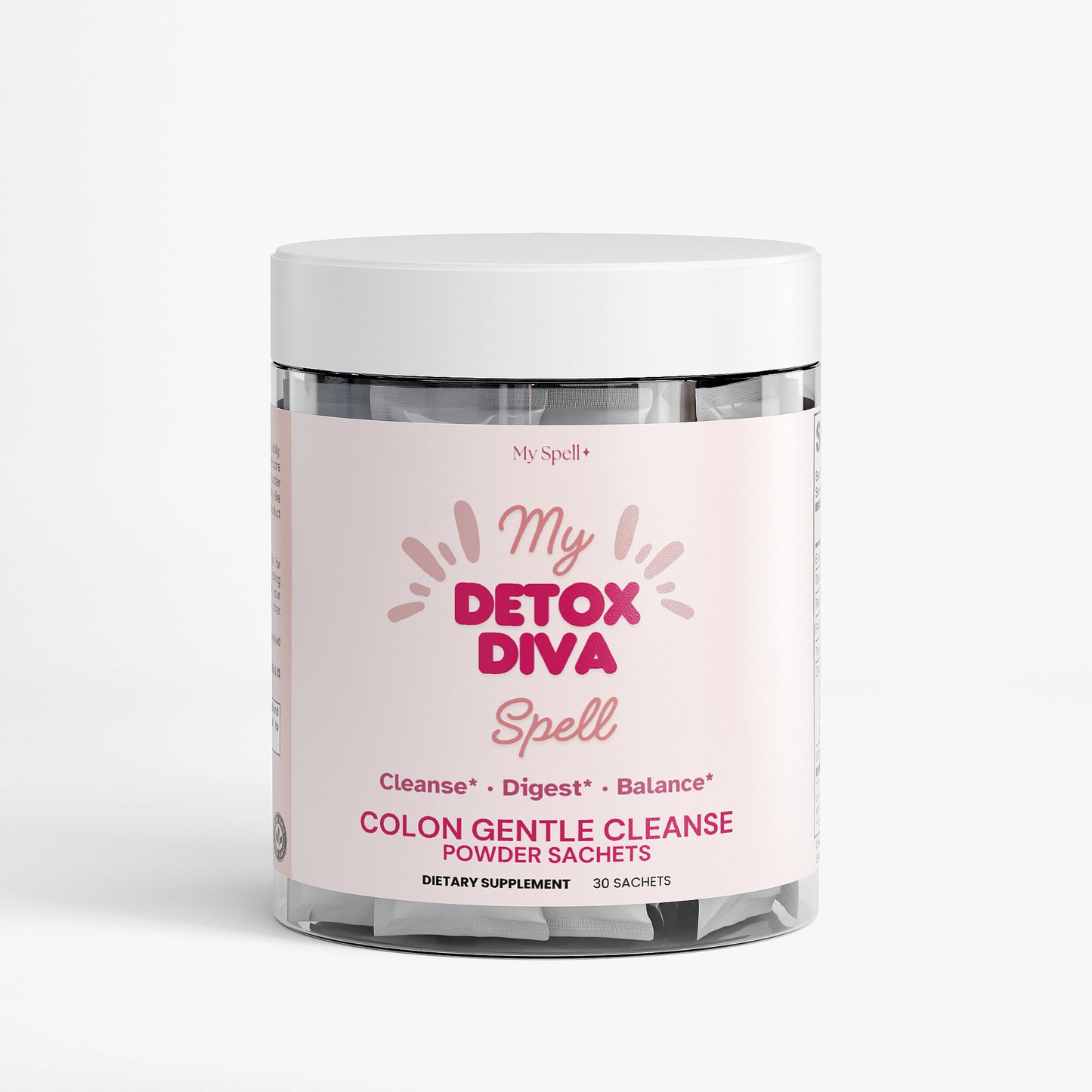 Gentle colon cleanse powder with fiber and ginger to support regularity and women’s digestive balance