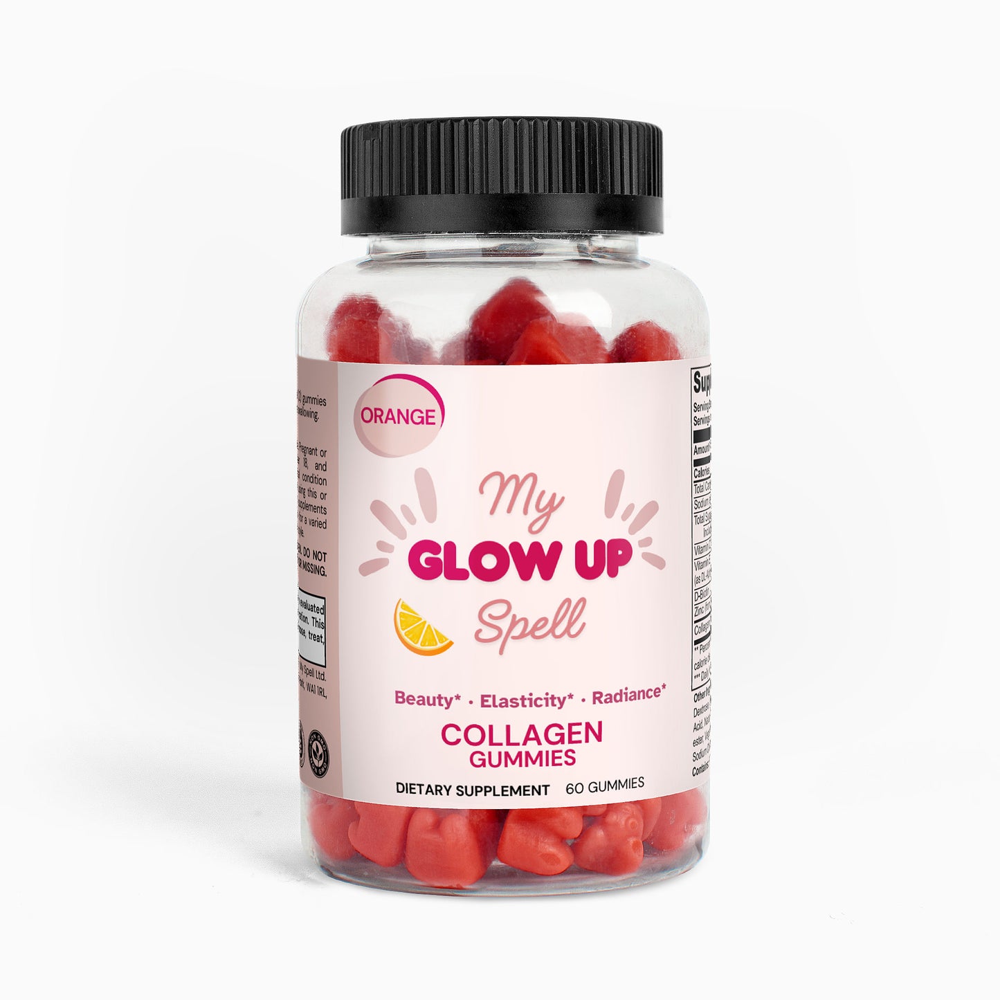 My Spell Orange Collagen Gummies for Women – Supports Healthy Skin, Hair, Nails, Joints, Immune Health, Gluten-Free & Non-GMO